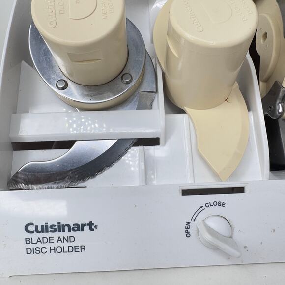 Cuisinart BDH-2 Food Processor Case Safety Disc Blade Storage Holder - White - Picture 3 of 14